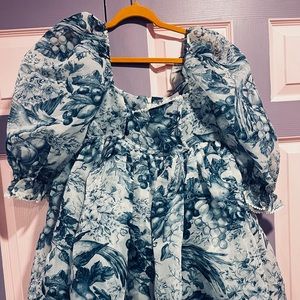 Selkie the Louie Toile Mini Puff Size M NWT